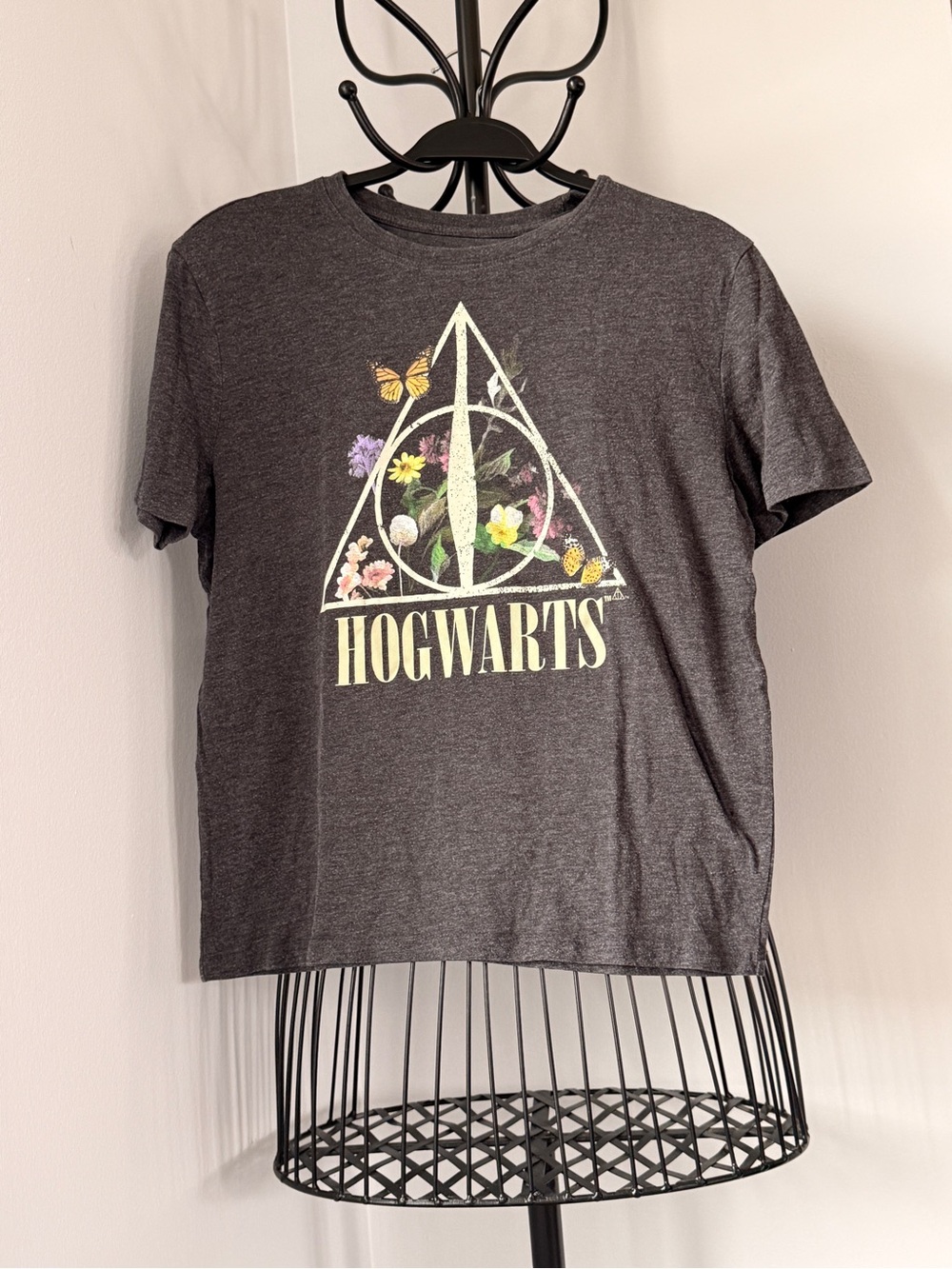 MAD Engine Harry Potter Logo Tee - Charcoal